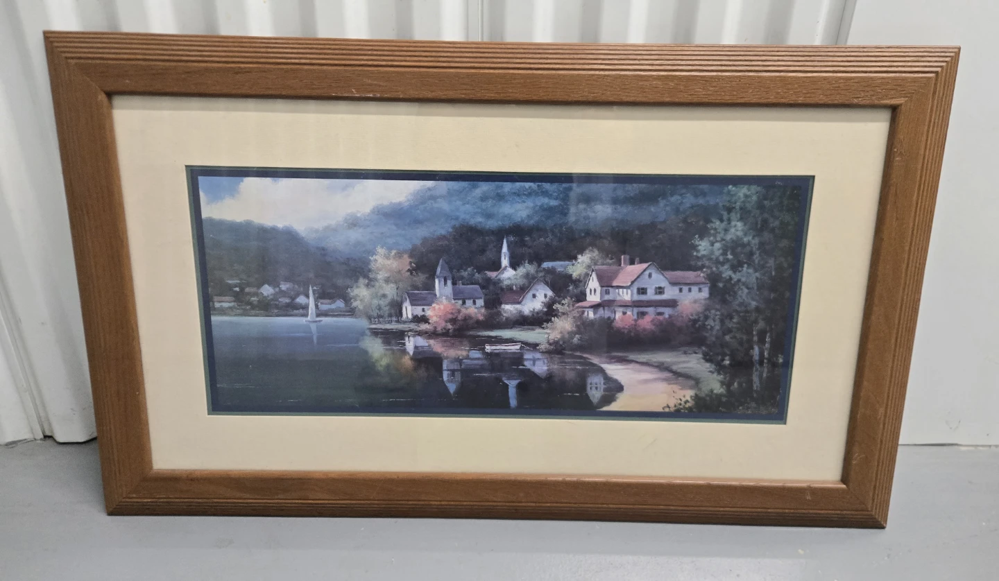 Framed Landscape Painting Home Interiors and Gifts (print)