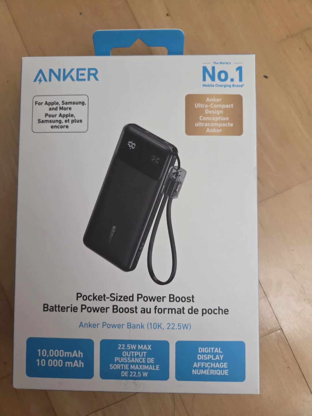 Anker Power Bank 10,000mAh 22.5W