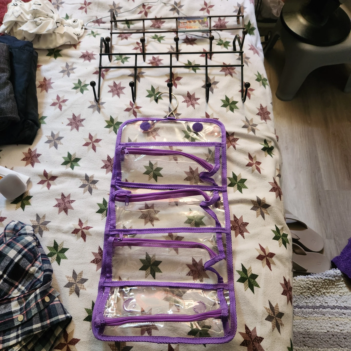 Hanging Travel Toiletry Bag & Over-the-Door Hook Organizer - photo 5
