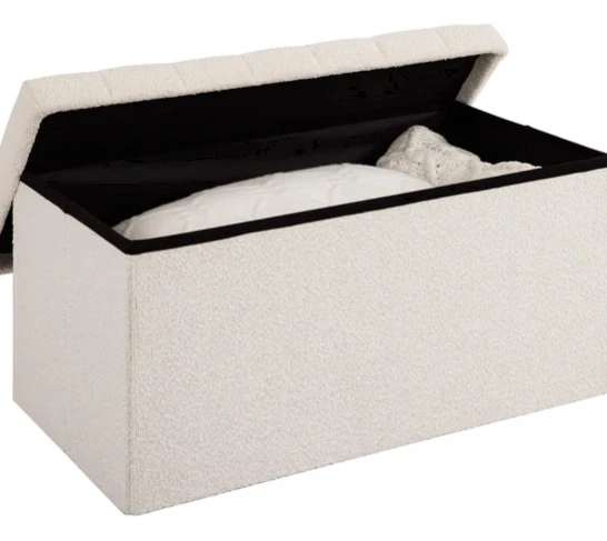Used Channel Tufted Storage Trunk - photo 3