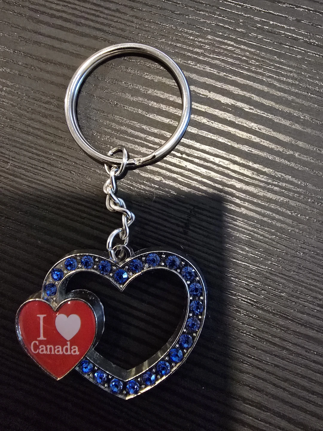 I Love Canada Heart Keychain - photo 2