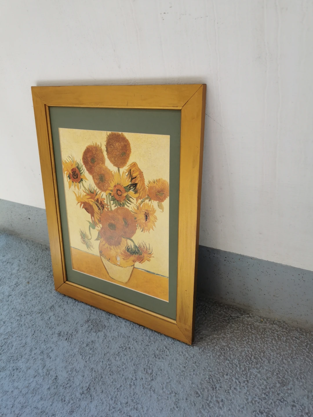 Framed Vincent Van Gogh Sunflowers Art Print - photo 4