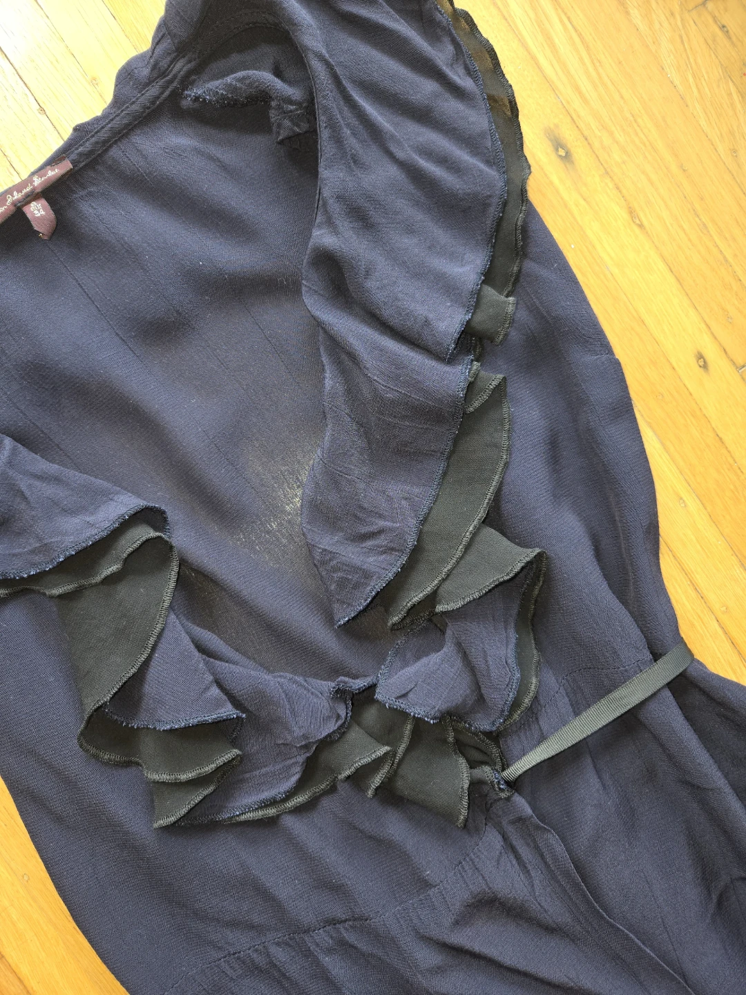 River Island Navy/Black Ruffle Dress - photo 2