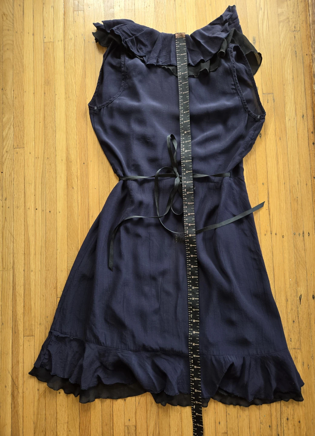 River Island Navy/Black Ruffle Dress - photo 4