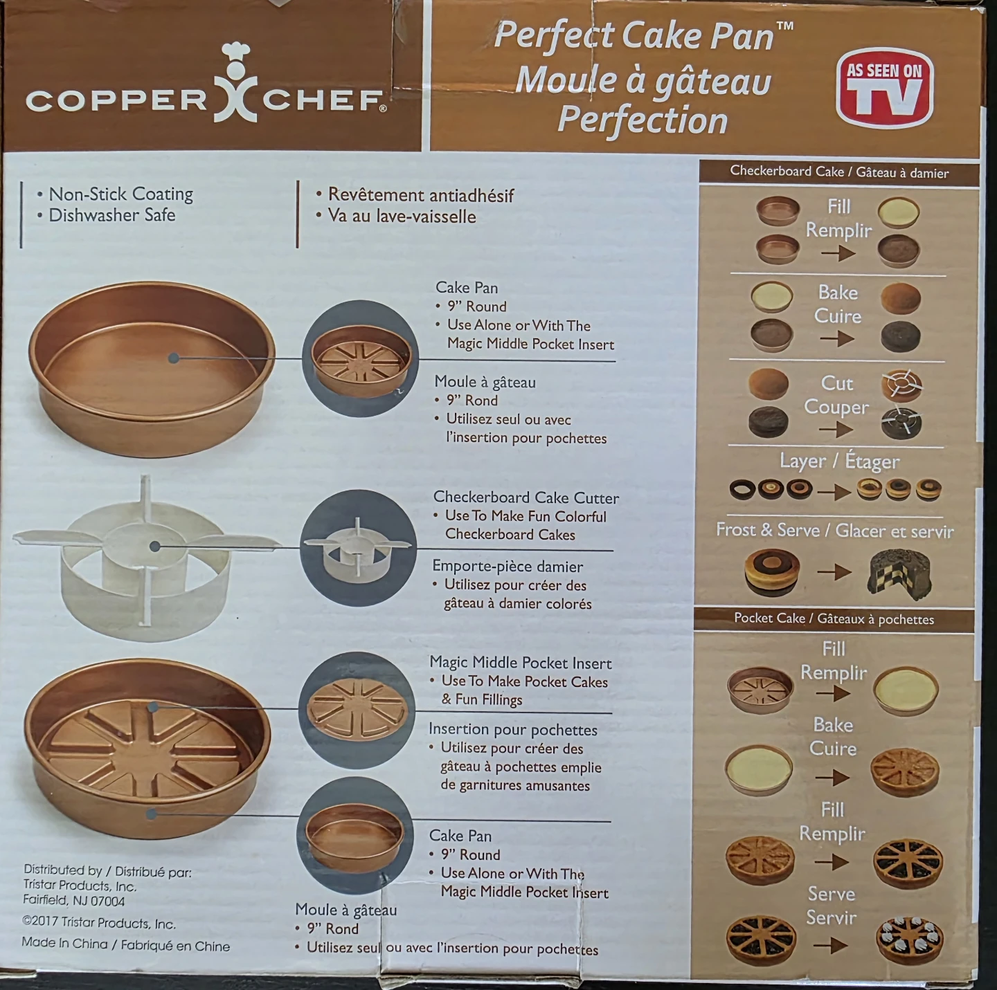 Copper Chef Perfect Cake Pan 4-Piece Set - photo 2