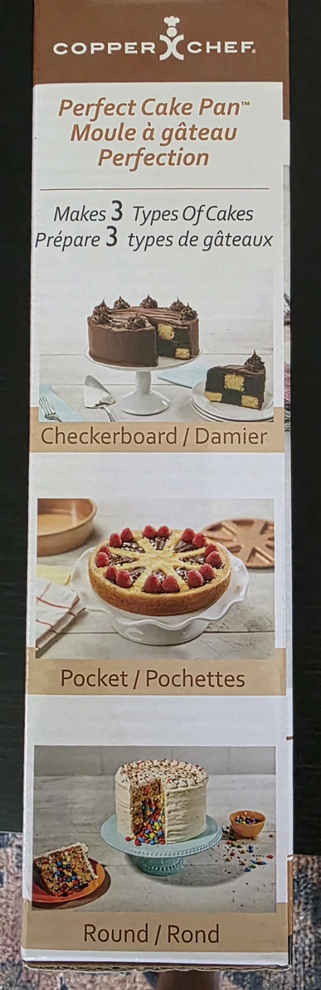 Copper Chef Perfect Cake Pan 4-Piece Set - photo 3