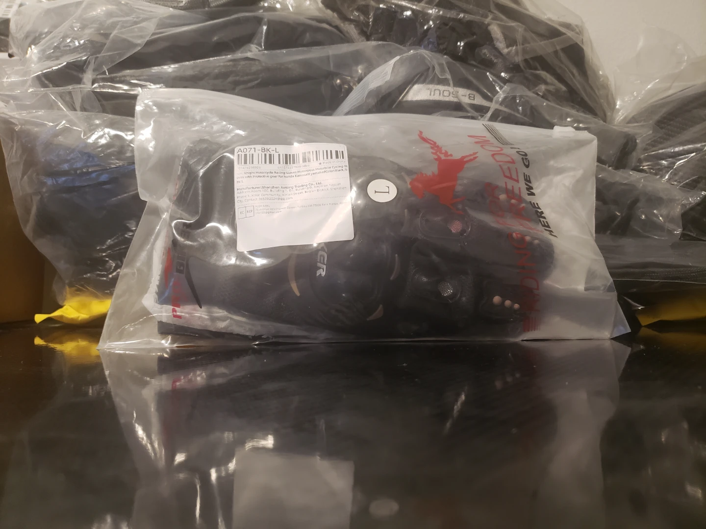 Knight Motorcycle Racing Gloves - photo 4