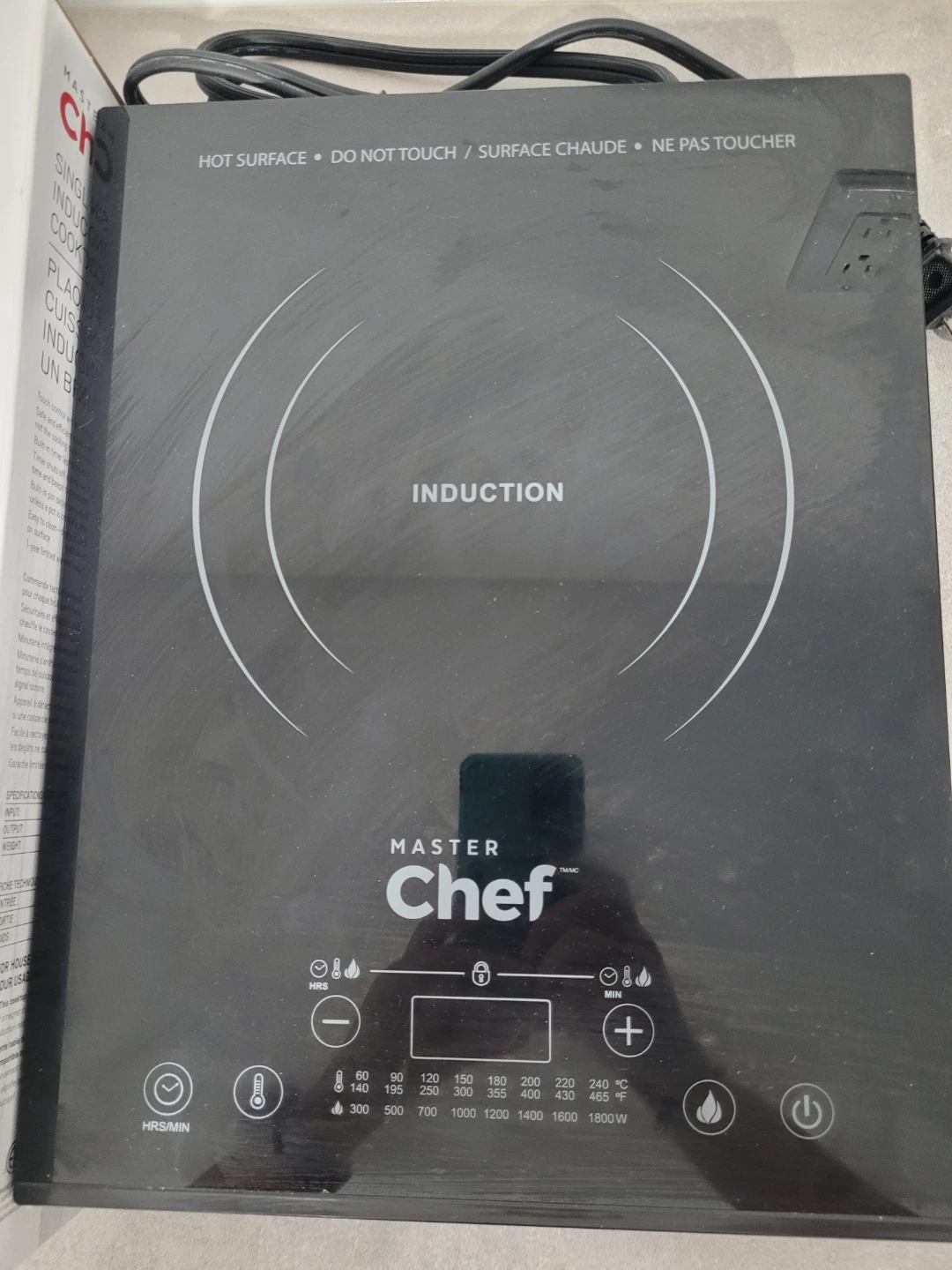 Master Chef Single-Burner Induction Cooktop - photo 3