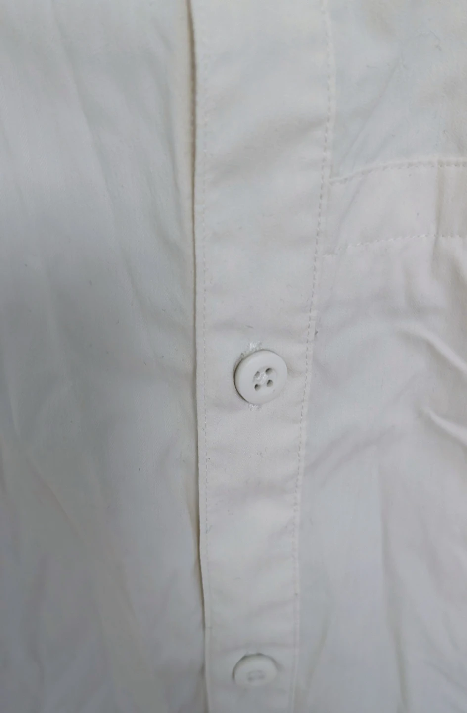 White Button-Up Shirt - Women's Medium - photo 2