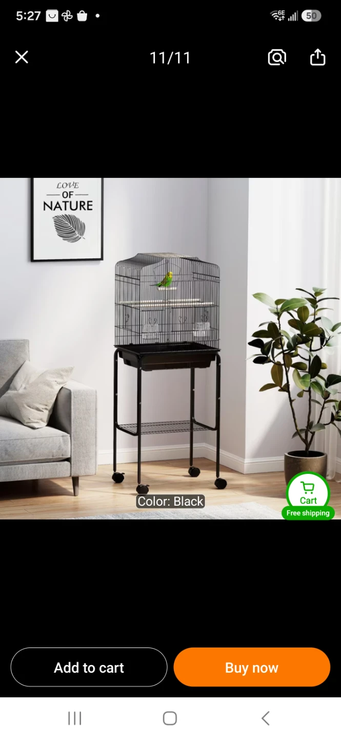 Bird cage .like new