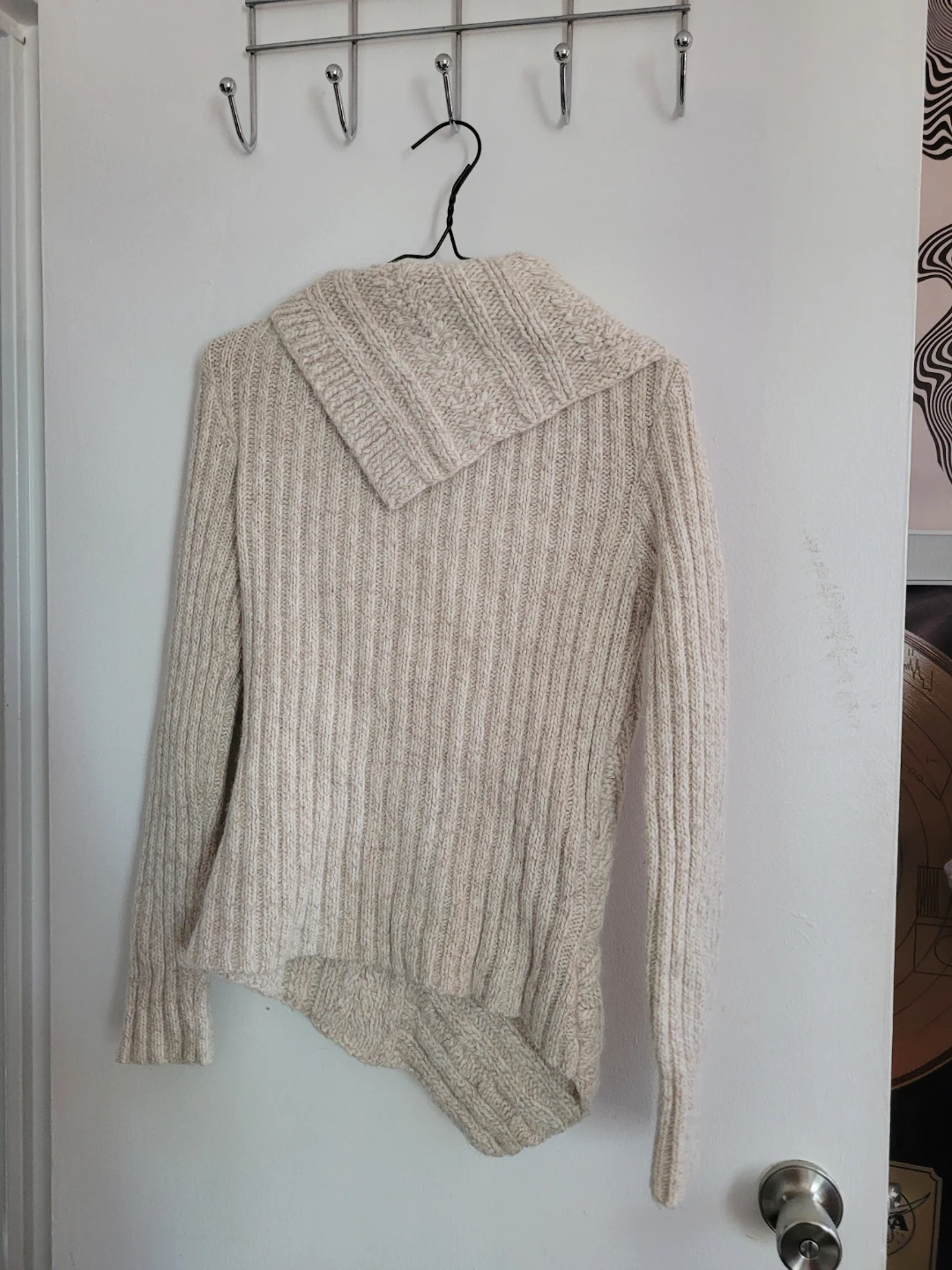 Cream Cable Knit Sweater - photo 2