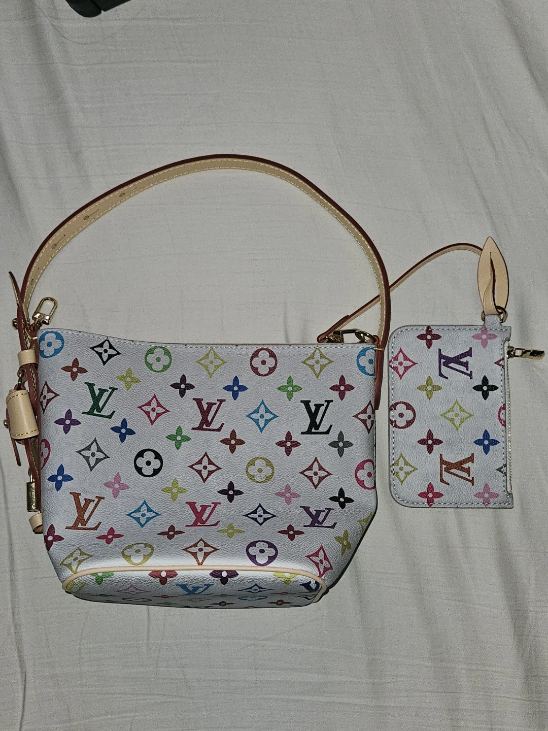 Authentic Louis Vuitton X Takashi Murakami All In BB Women's Bag - photo 2