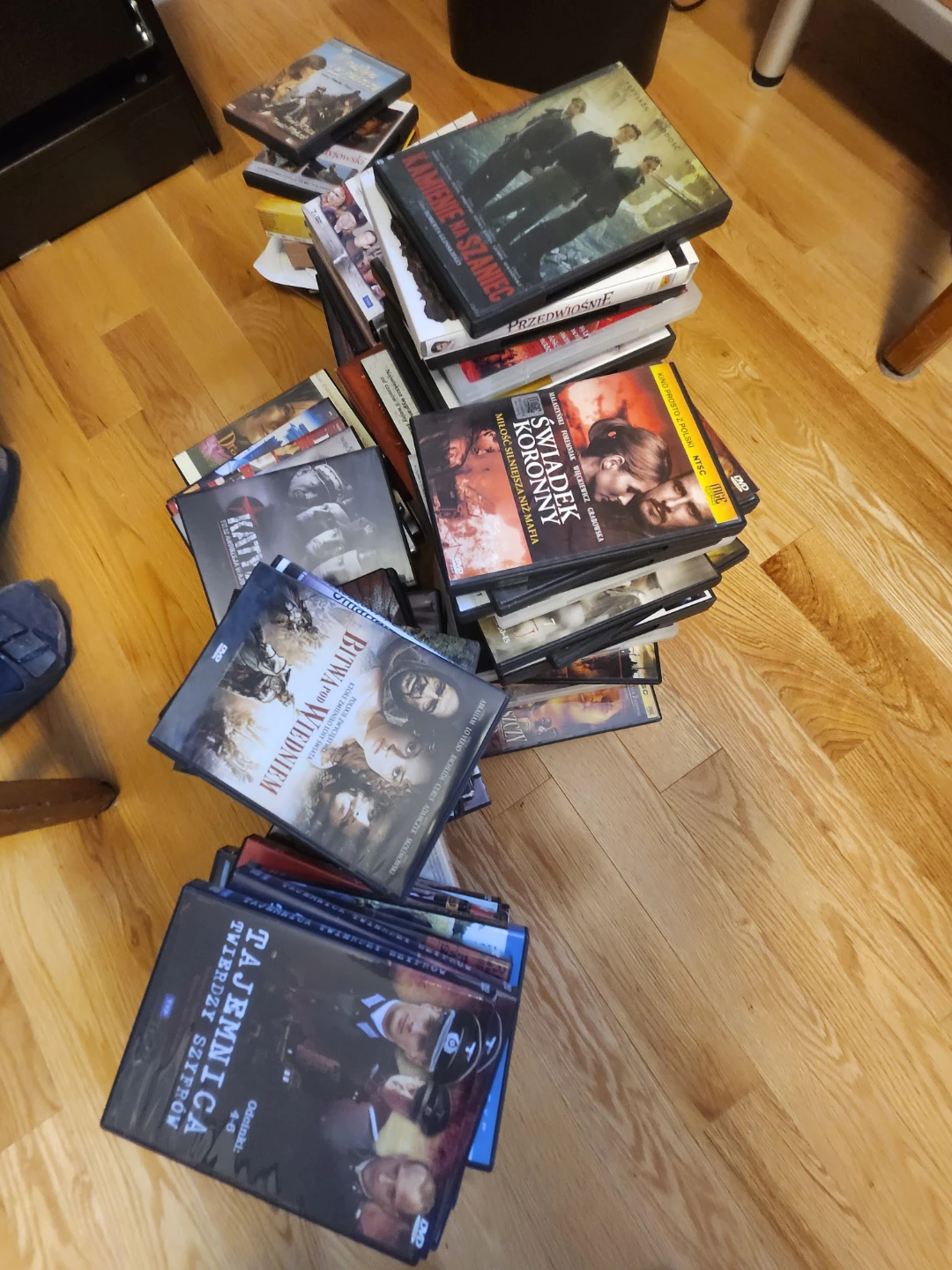 Collection of Polish DVDs and books more than 50 each