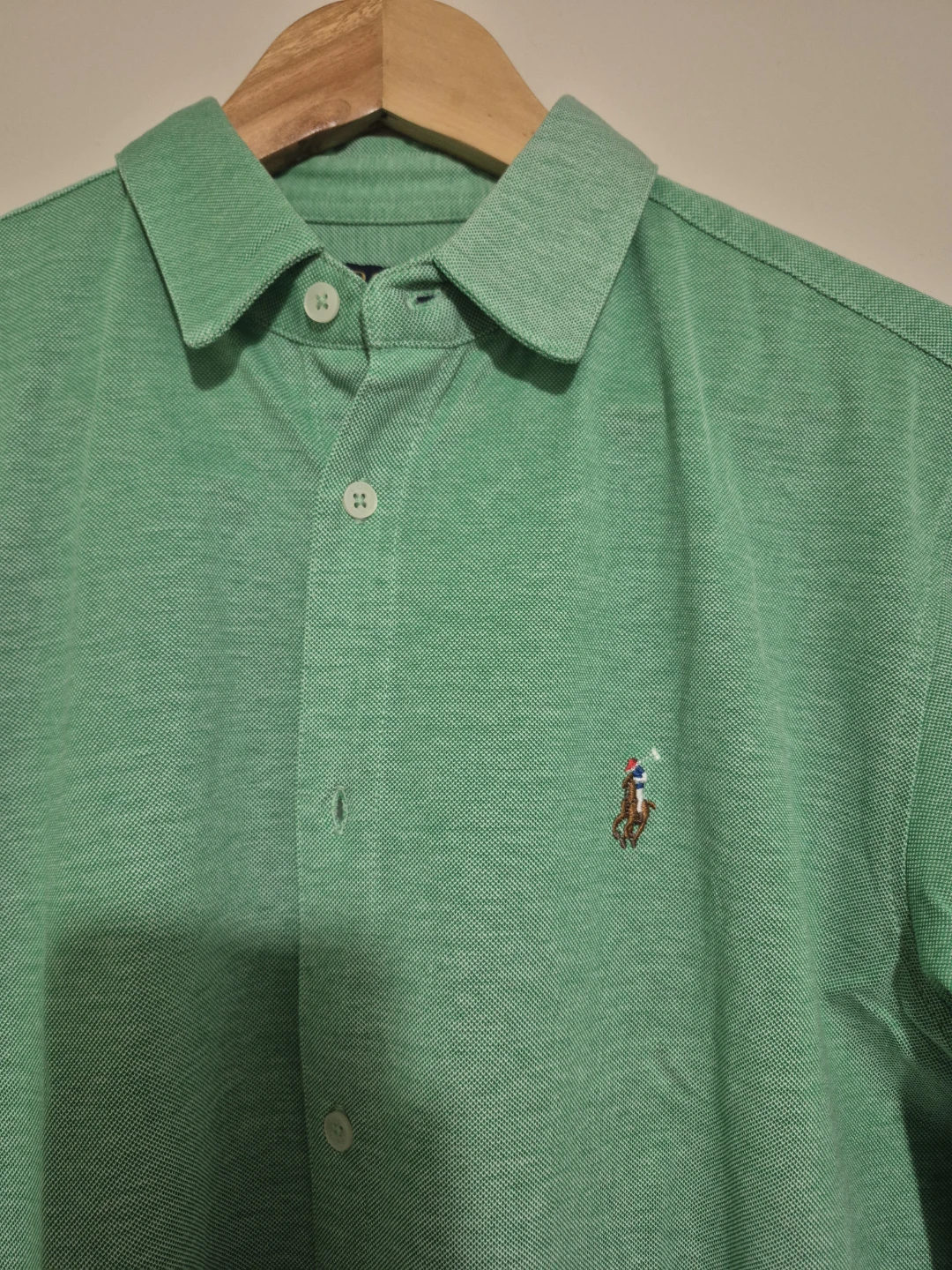 Polo Ralph Lauren Green Custom Fit  Shirt - Medium - photo 2