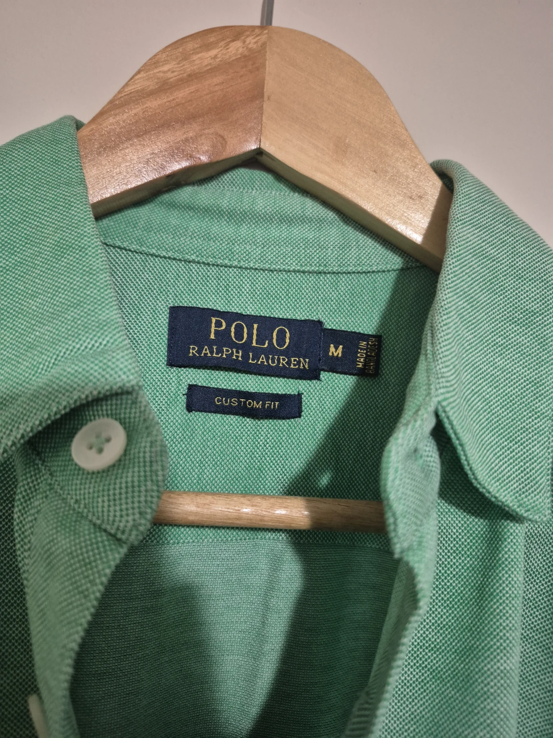 Polo Ralph Lauren Green Custom Fit  Shirt - Medium - photo 3