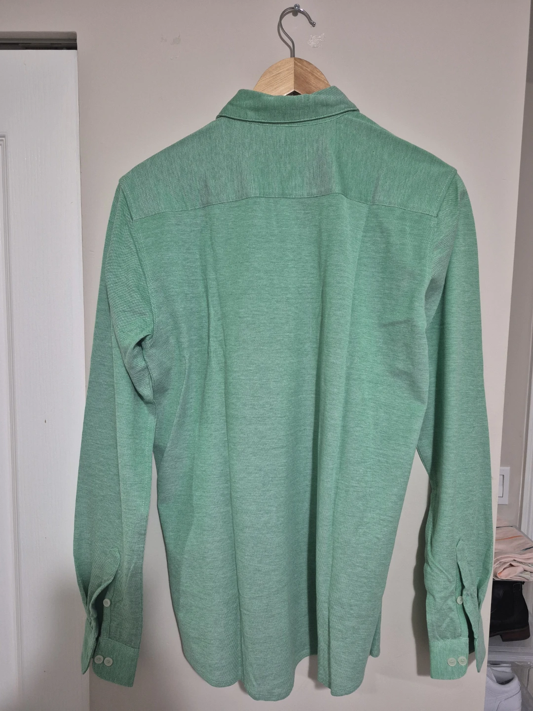 Polo Ralph Lauren Green Custom Fit  Shirt - Medium - photo 5
