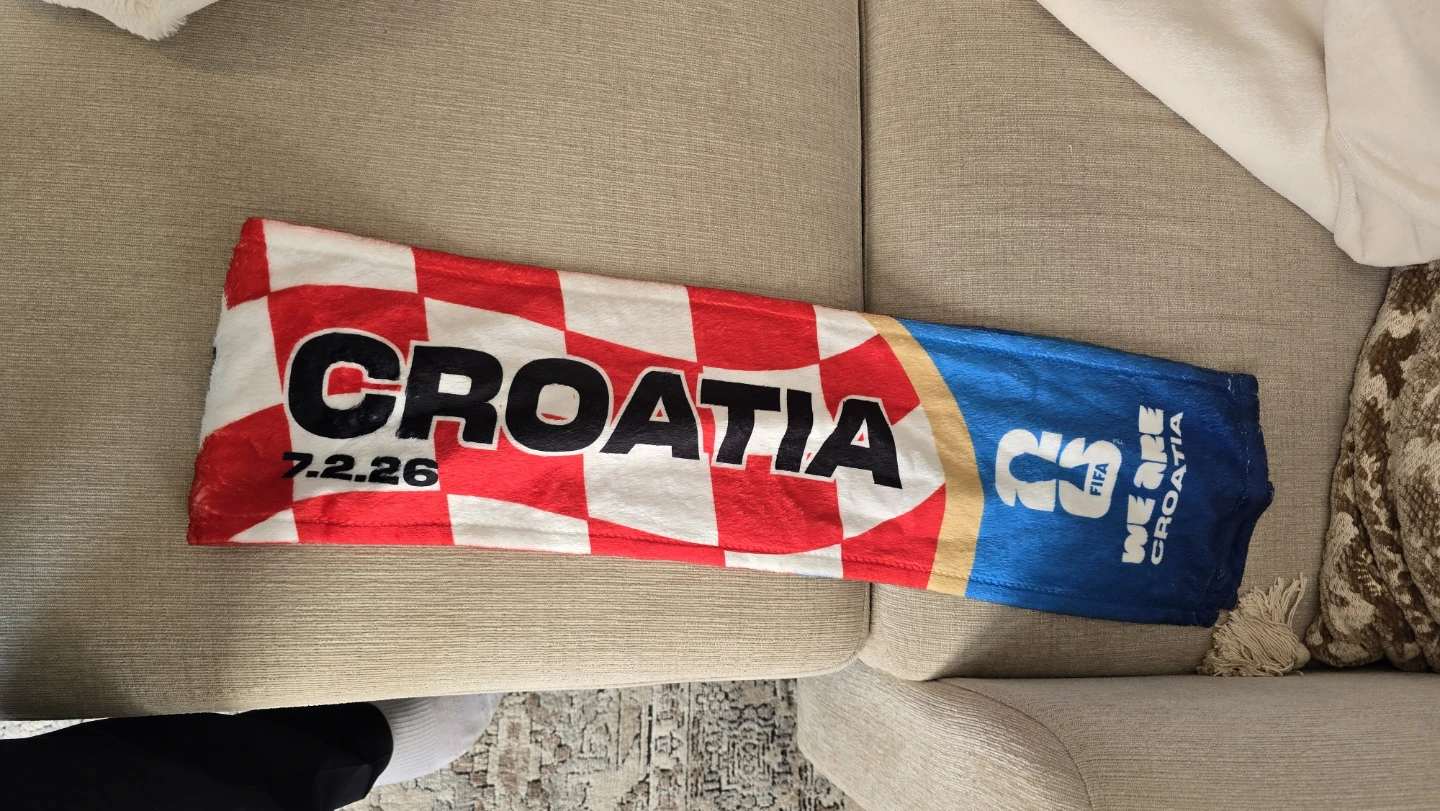 FIFA World Cup 2026 Croatia v Portugal R32 Matchday Scarf - photo 2