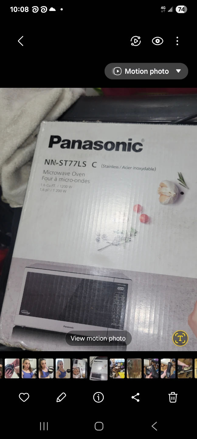 Panasonic NN-ST77LS C Microwave Oven