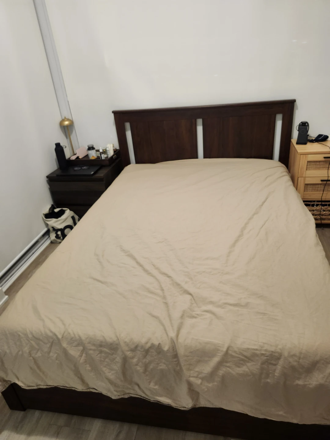 IKEA SONGESAND Wooden Headboard Bed Frame - photo 2