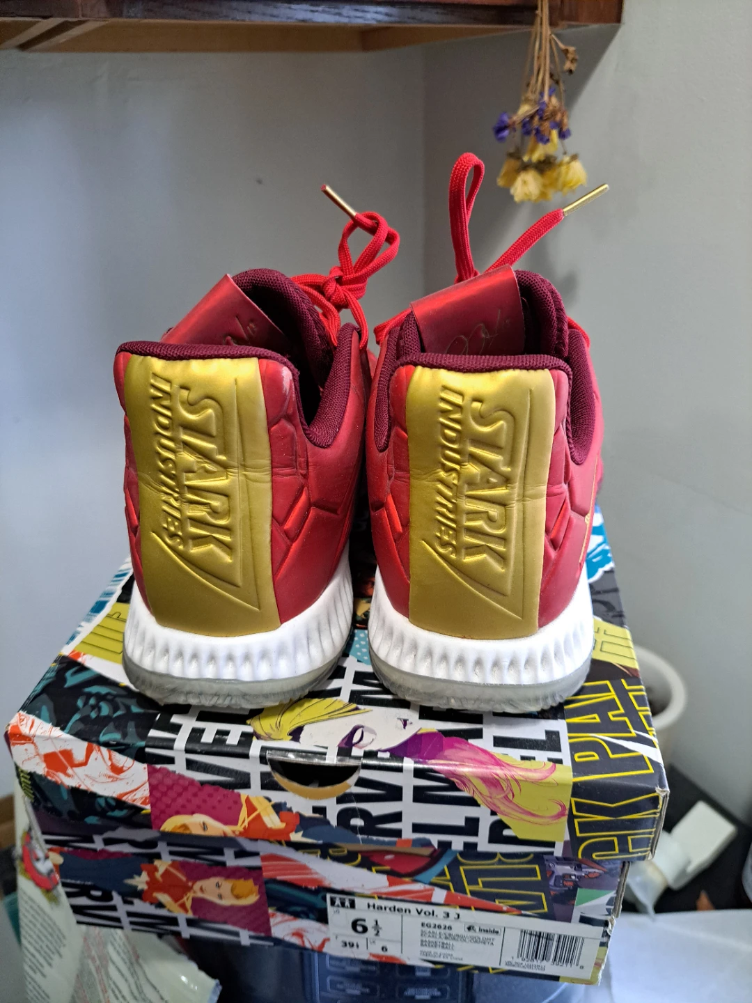 Adidas Harden Vol. 3 Iron Man Sneakers (Mens) - photo 4