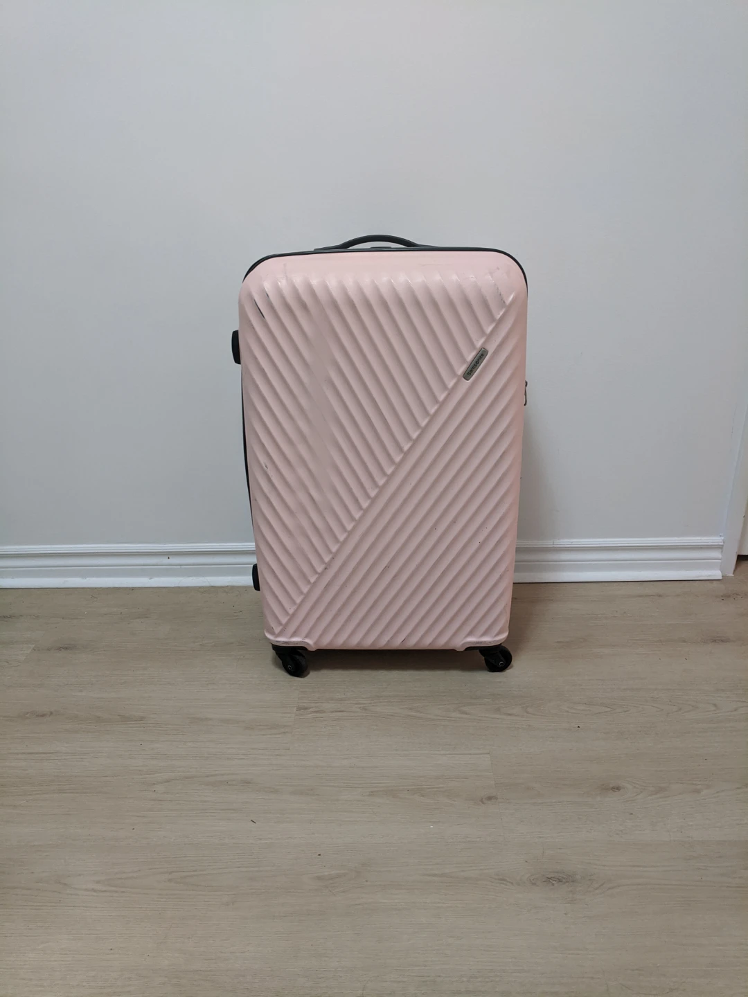 Pink Hardshell Spinner Luggage