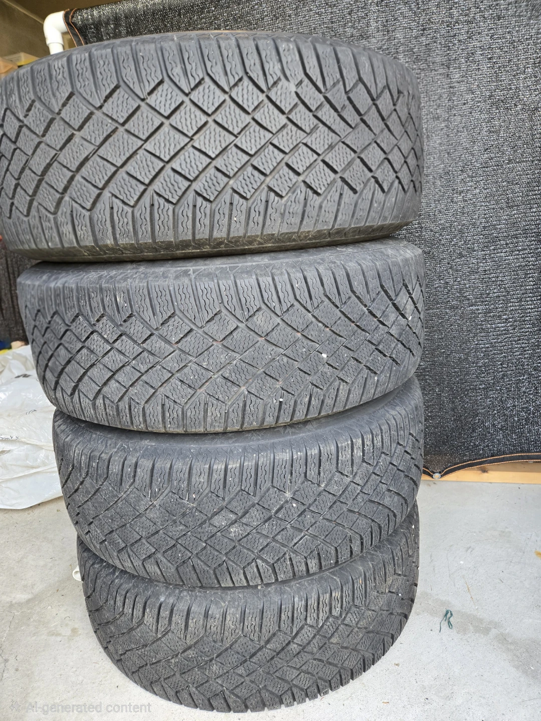 4 of Winter Tires, Aluminum Wheels, Low Air Pressure Sensors - photo 3