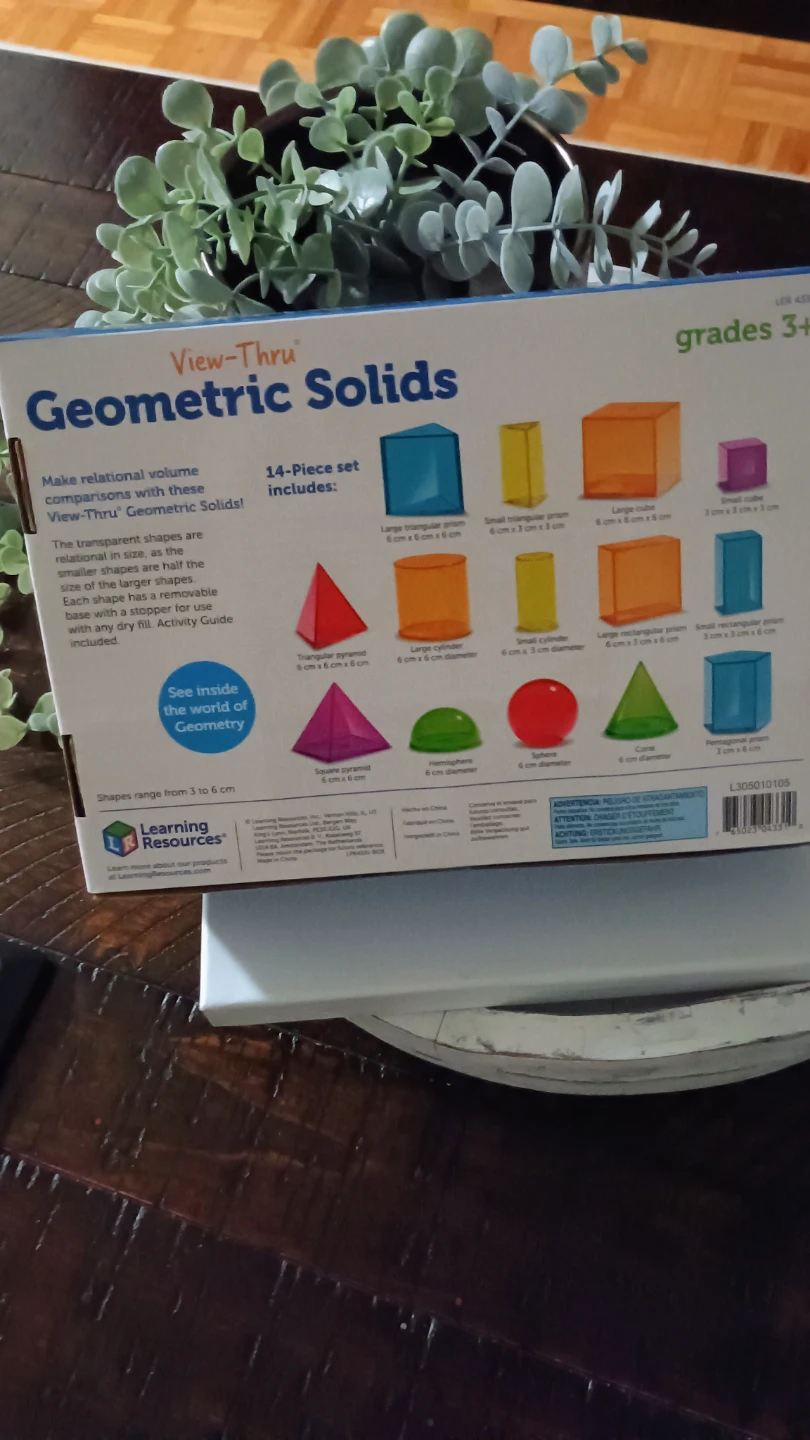 Learning Resources View-Thru Geometric Solids - photo 2