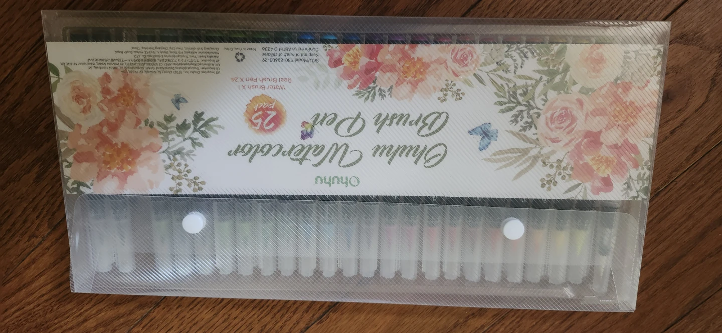 Chuhu Watercolor Brush Pens Set - 24 Pcs
