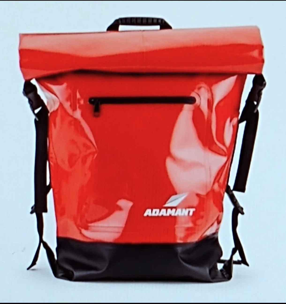 Adamant Red Roll-Top Backpack