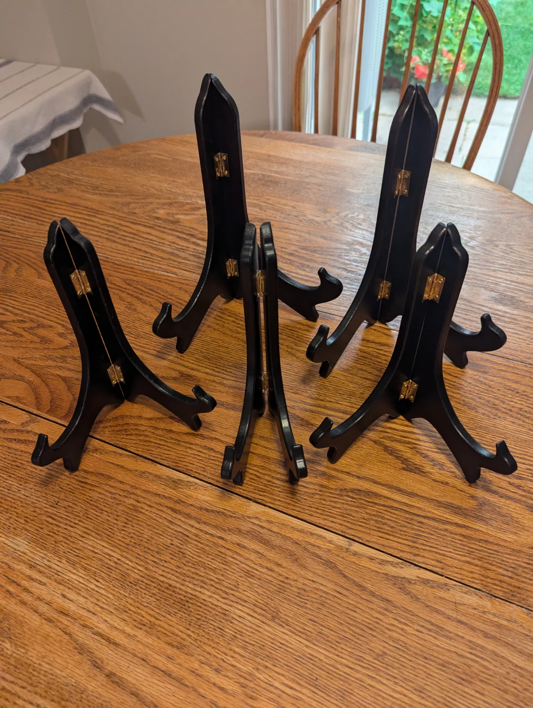 Set of 5Black Display Easels