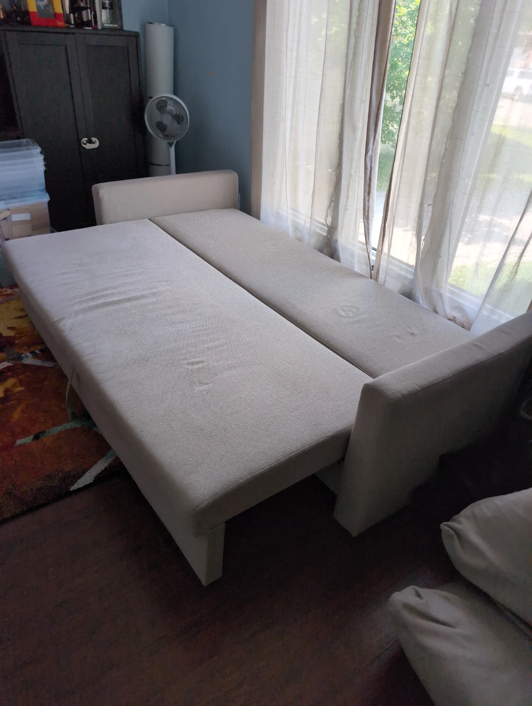 Light Beige Sofa Bed (Ikea Friheten) - photo 4