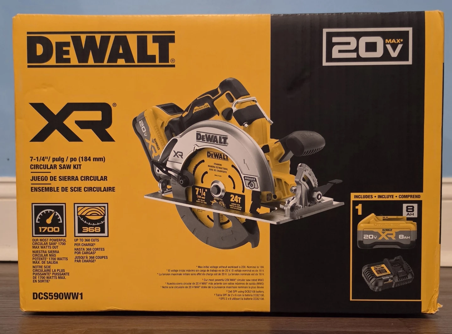 DeWalt 20V MAX XR 7-1/4" Circular Saw Kit