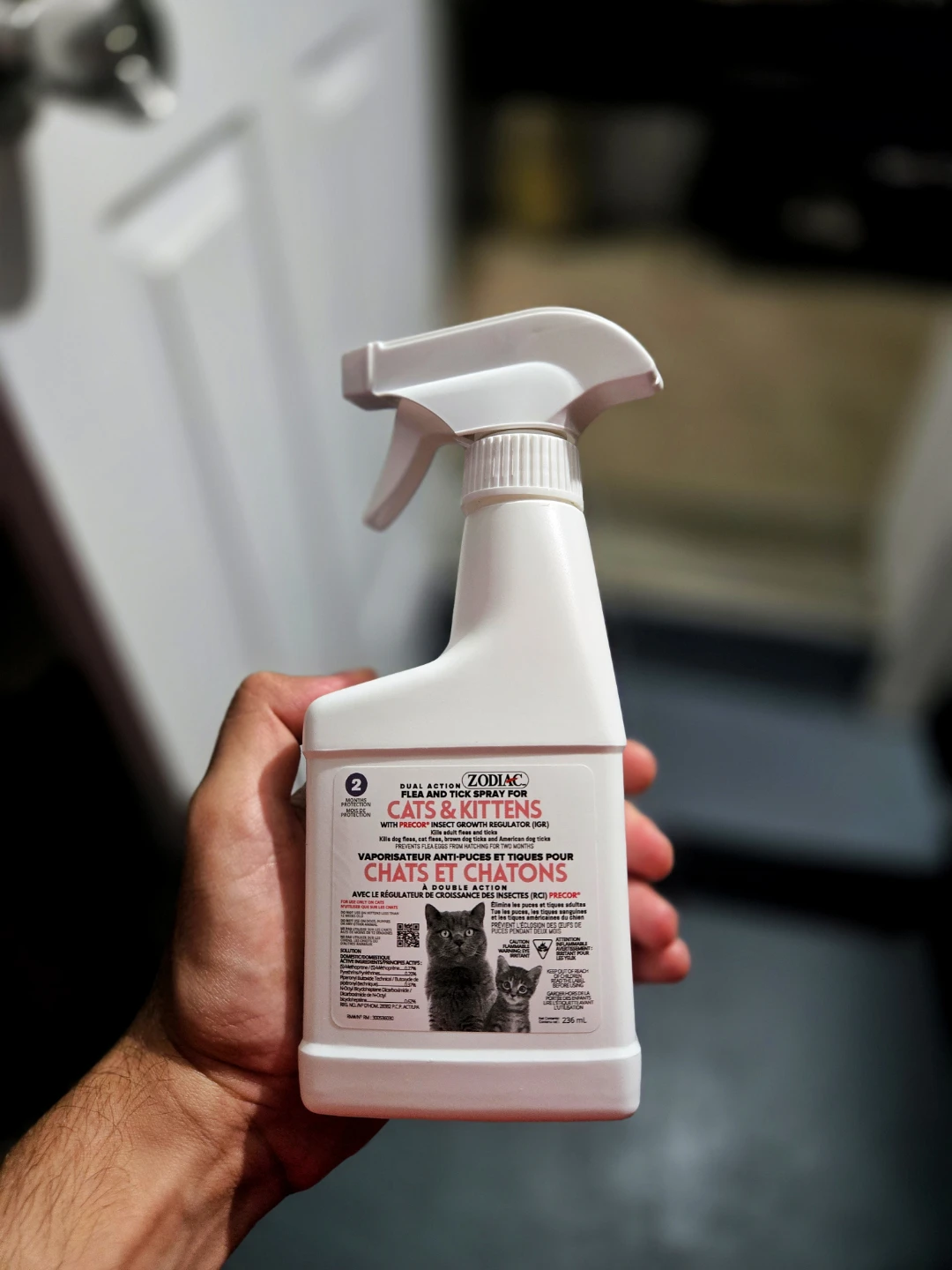 Zodiac Flea and Tick Spray for Cats & Kittens