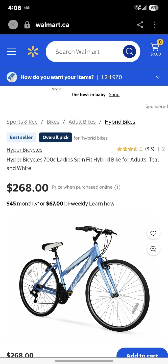 Hyper 700c Spin Fit Ladies  Bike - photo 5