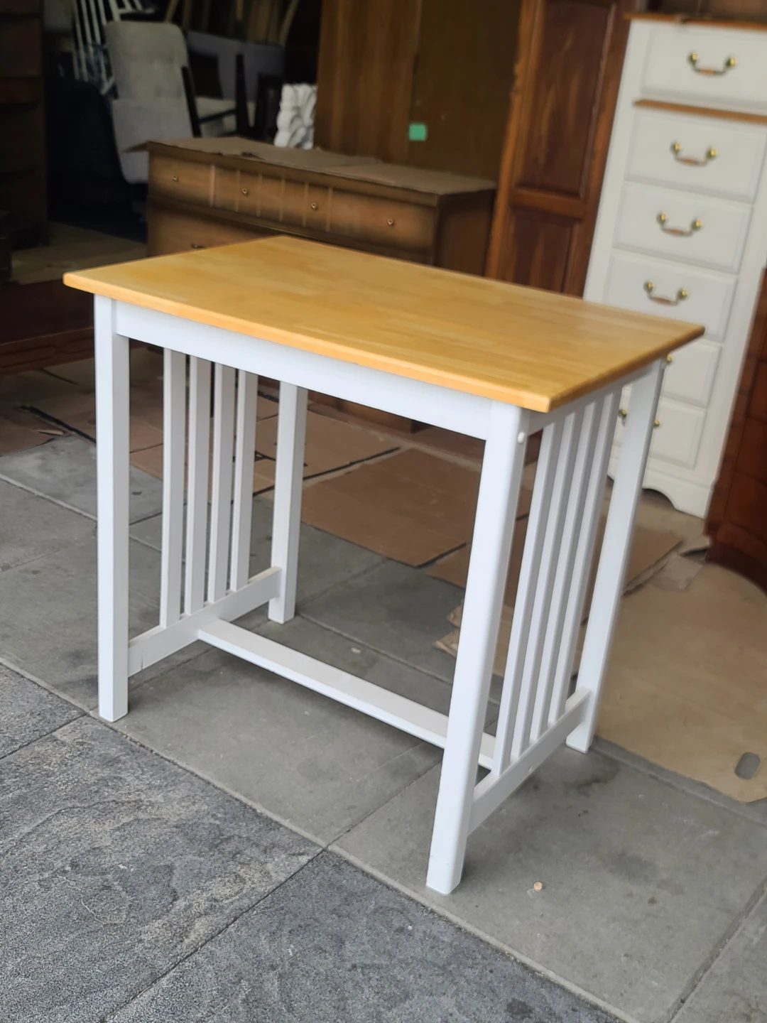 Kitchen Counter Height Table with 2 Stools - photo 5