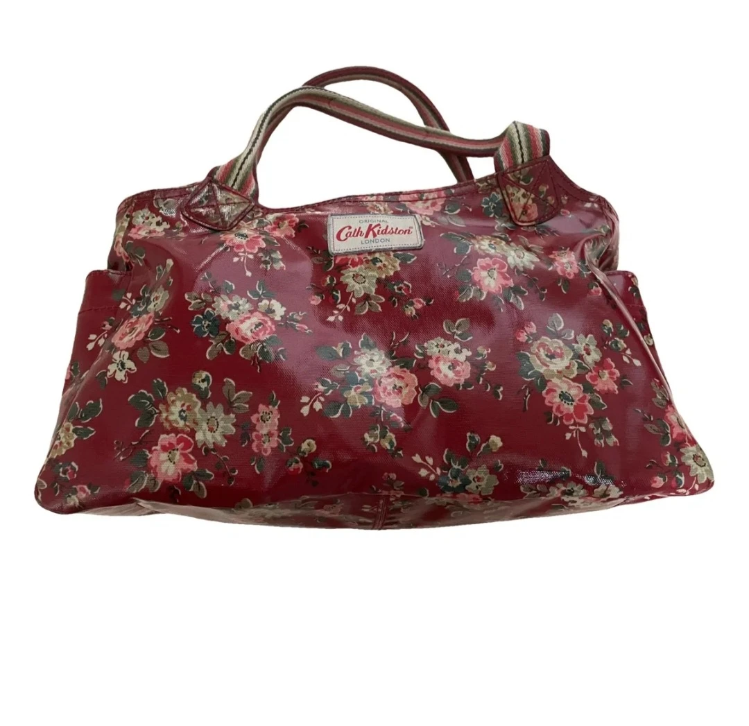 Cath Kidston Red Floral Tote Bag