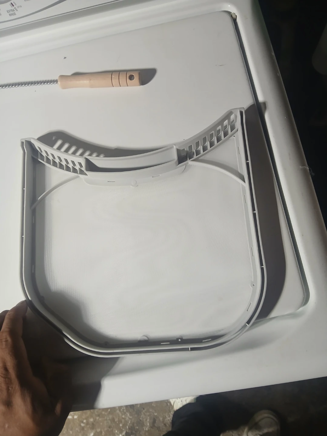 Dryer Lint Trap with Cleaning Brush