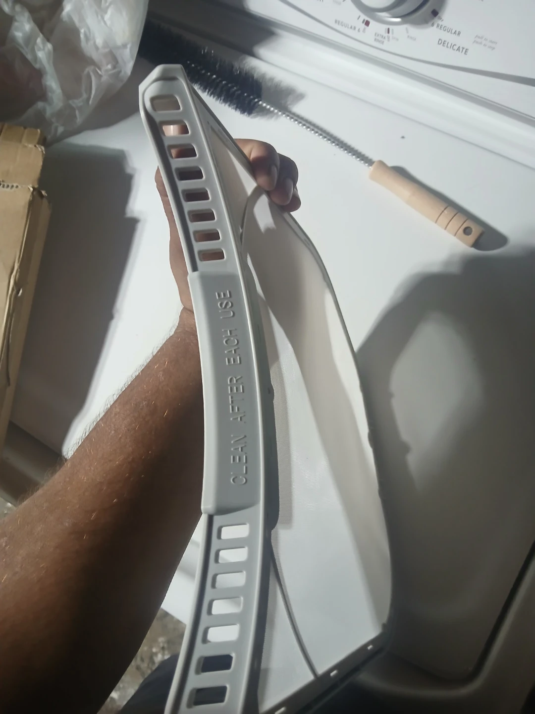 Dryer Lint Trap with Cleaning Brush - photo 2