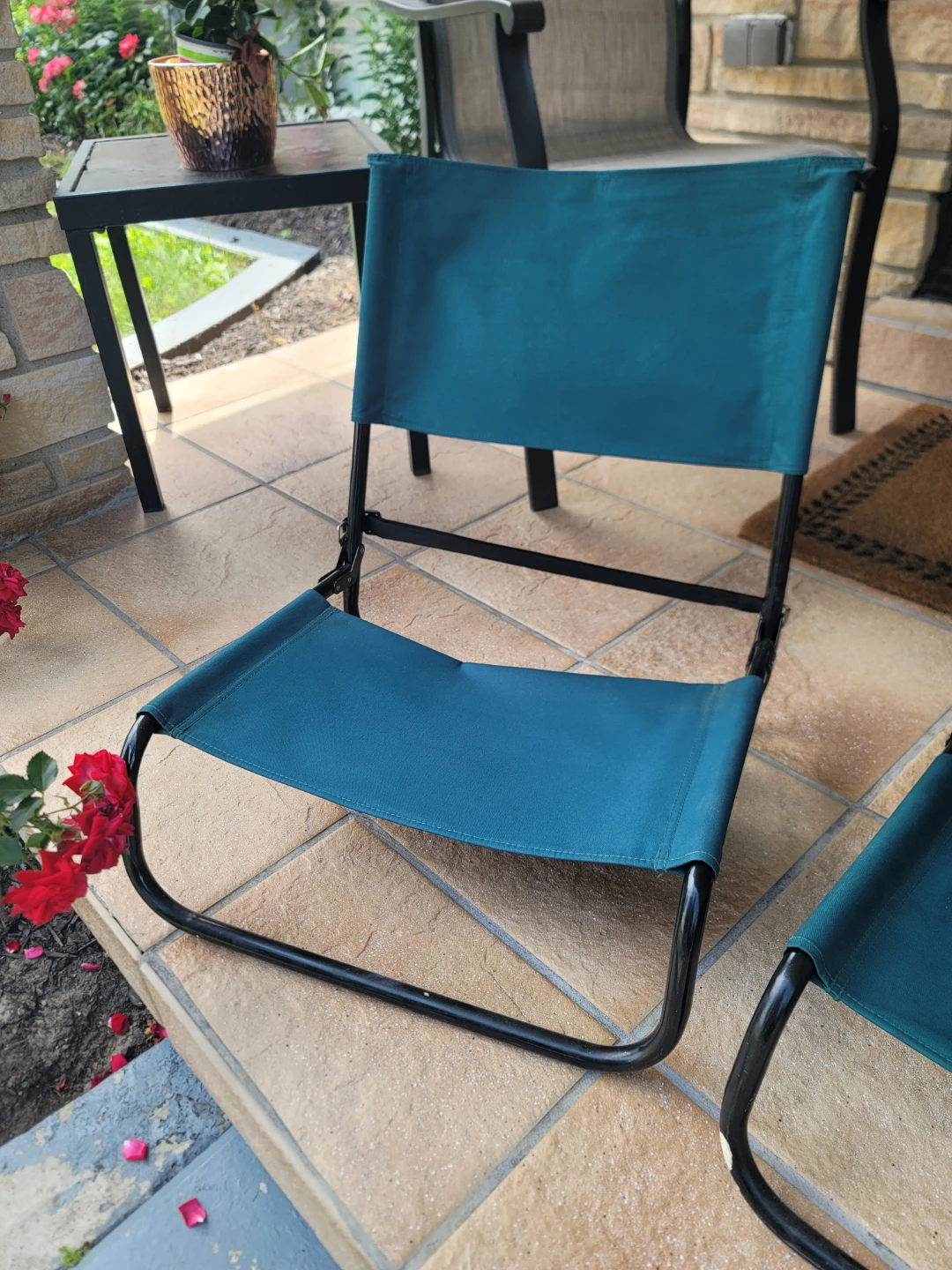 Teal Folding Beach Chairs (2) - photo 2