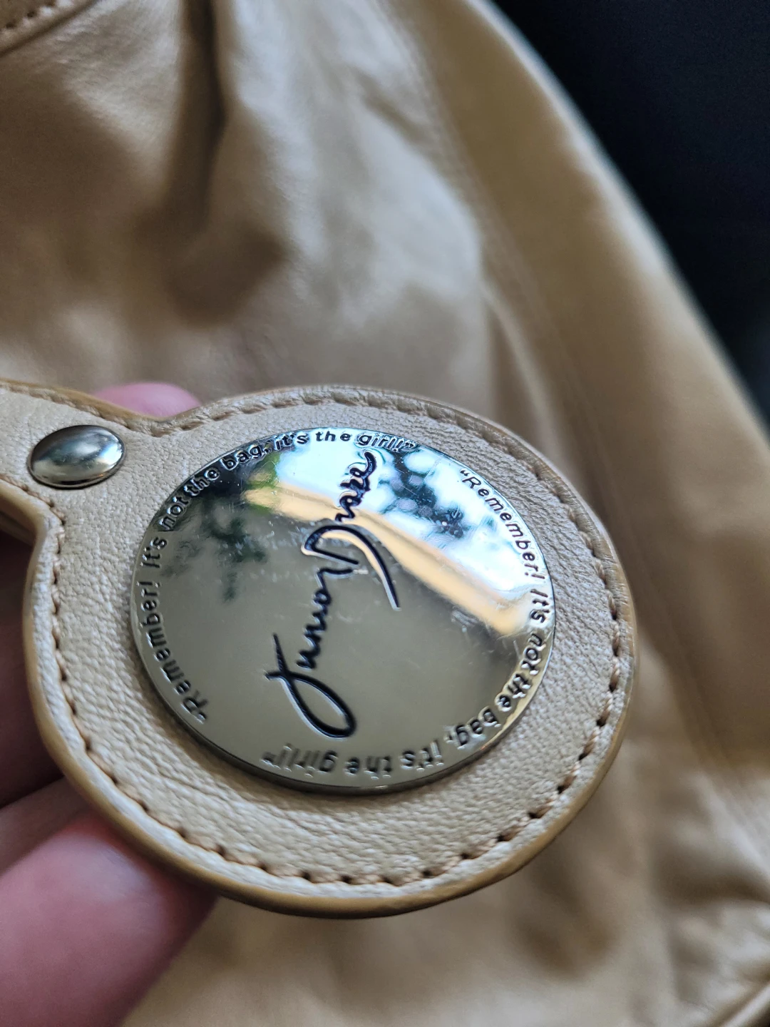 Tan Leather Luna Bag