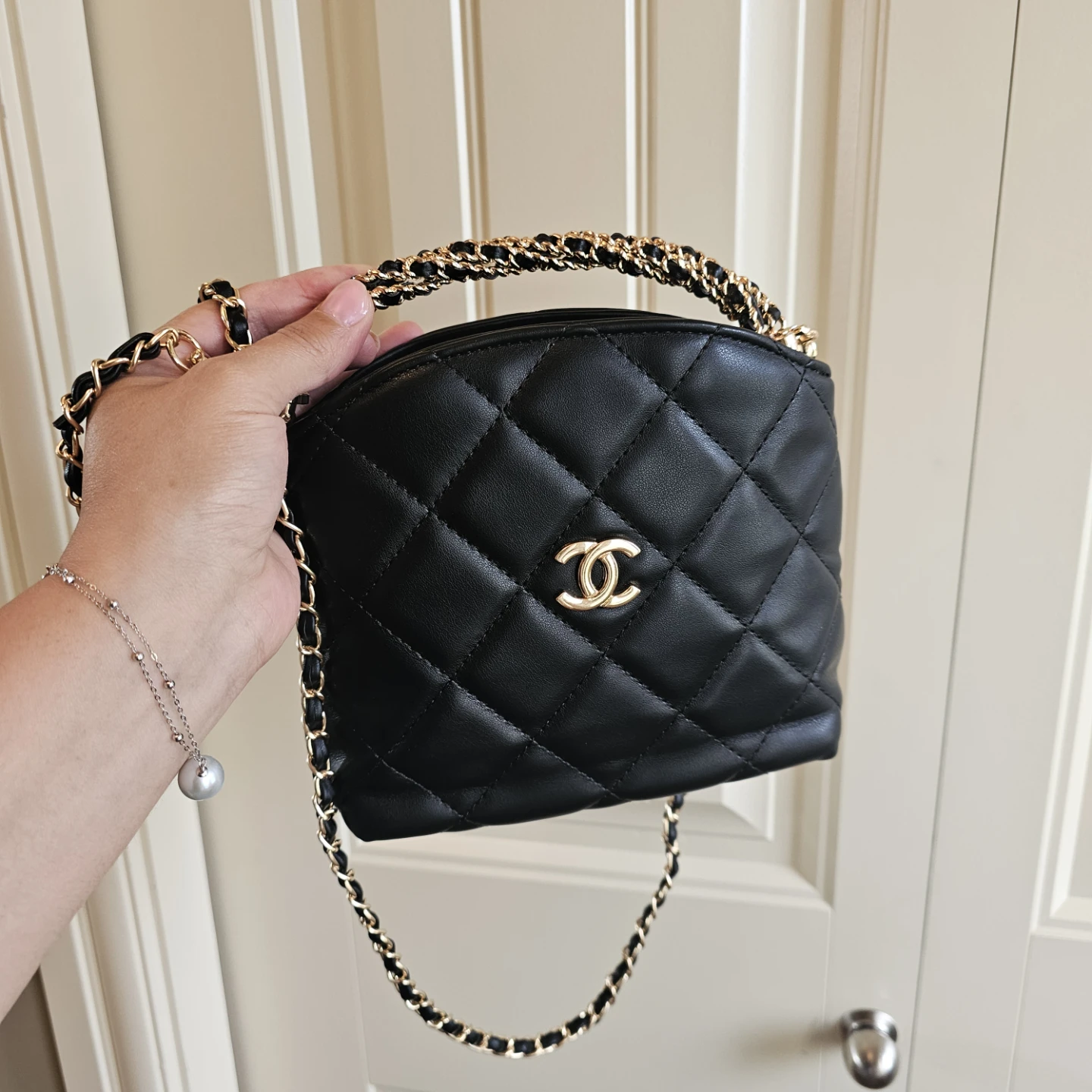 CHANEL Quilted Lambskin Camera Bag - photo 3