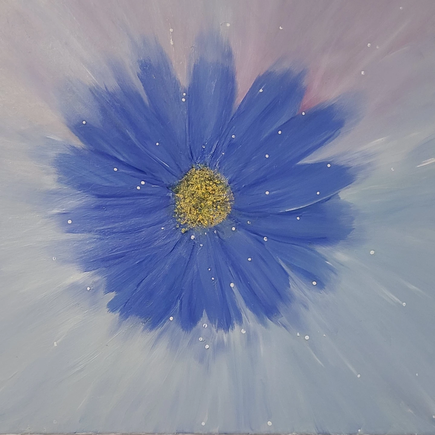 Blue Flower Painting