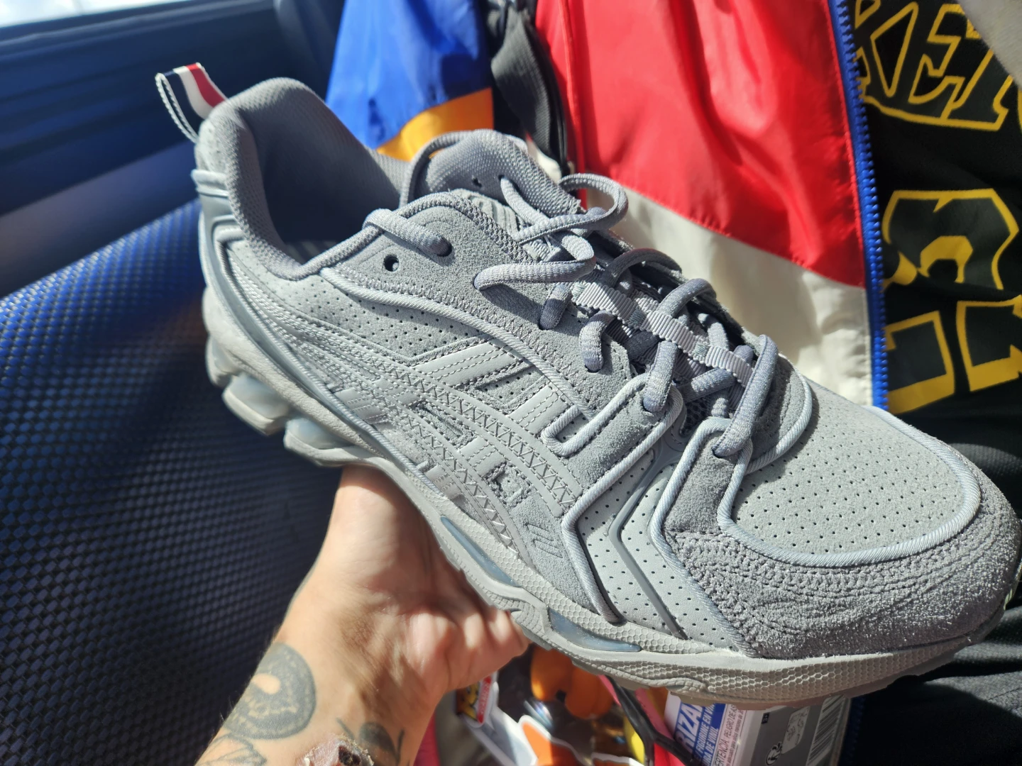 ASICS and thom browne collaberation Grey Running Shoes