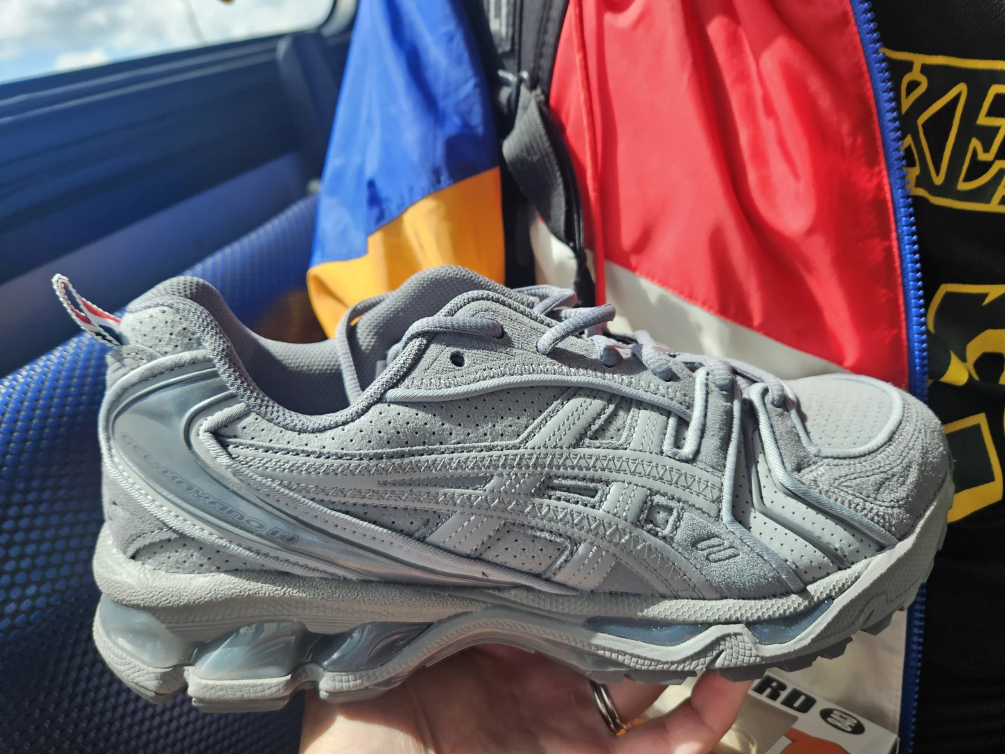 ASICS and thom browne collaberation Grey Running Shoes - photo 2