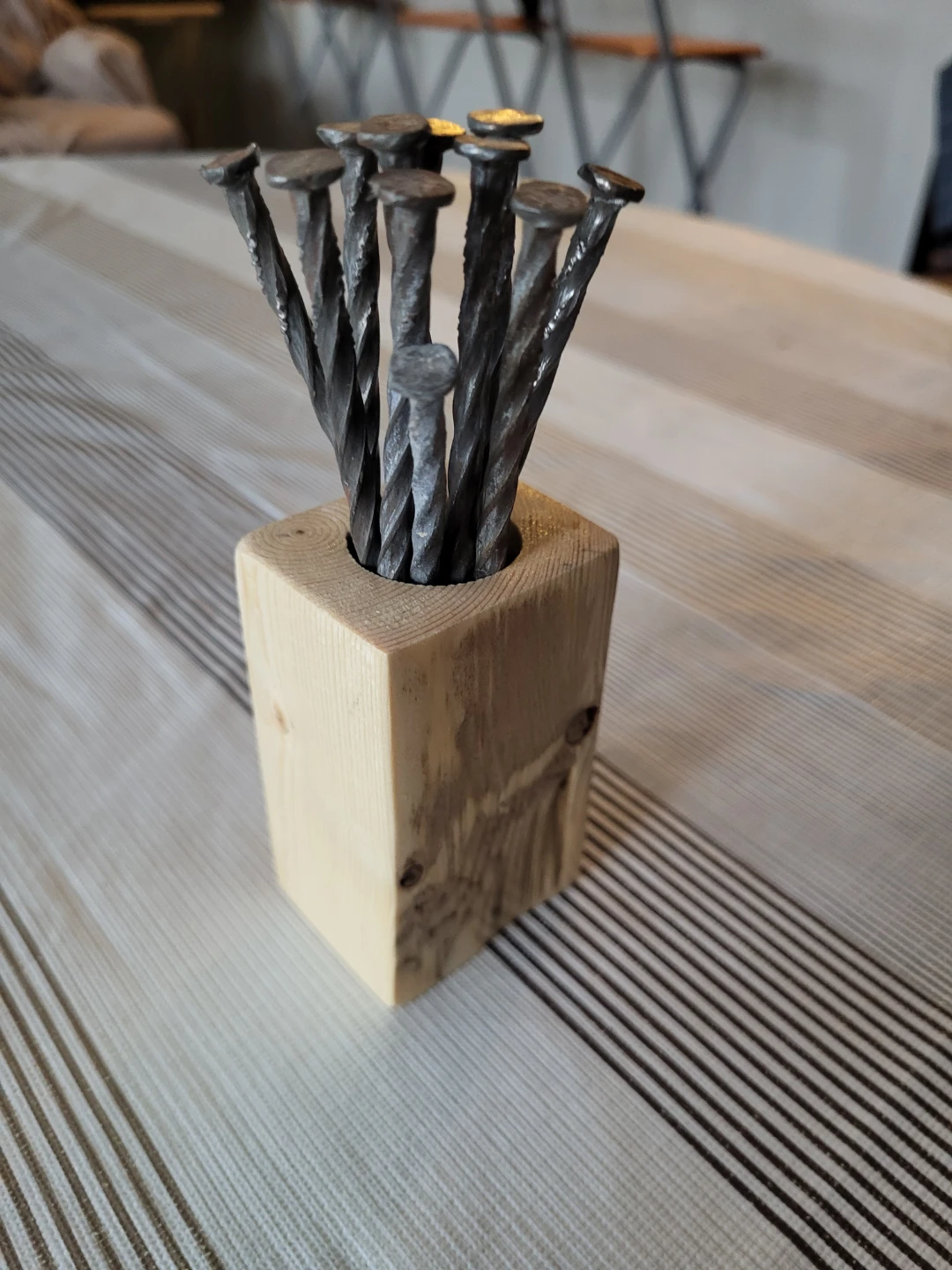 Homemade Nail Stacking Game - photo 2