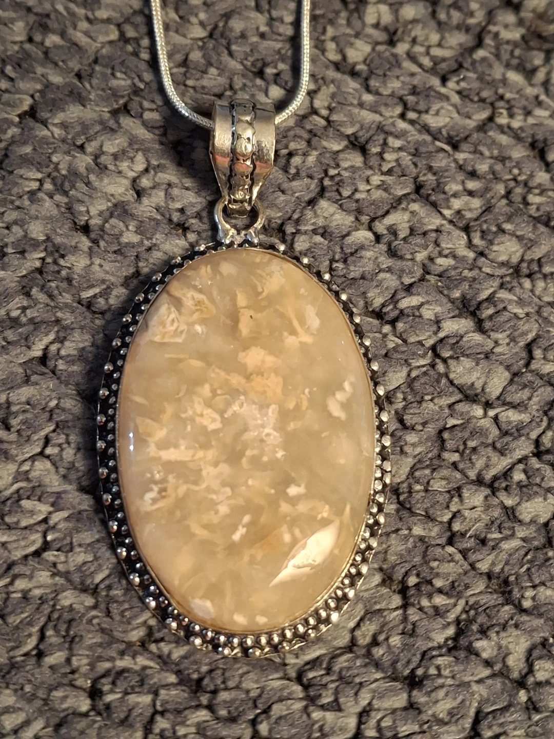 Sterling Silver Adventurine  Necklace - photo 3