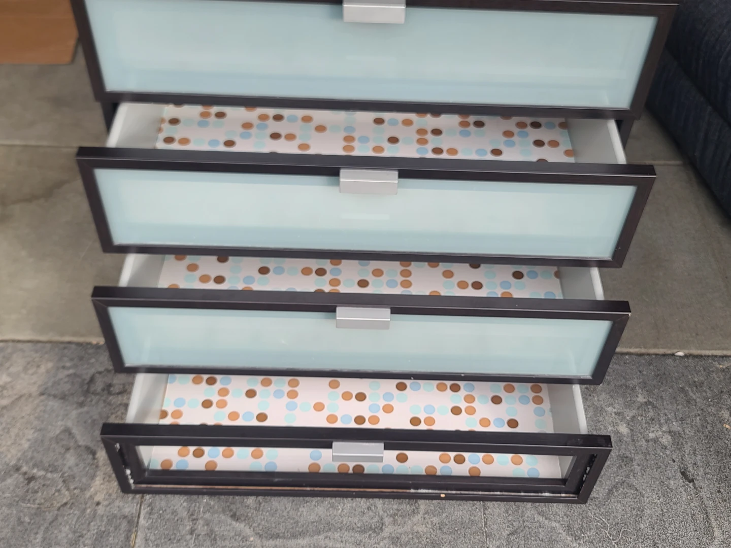 IKEA Hopen 4-Drawer Chest with Frosted Glass - photo 4