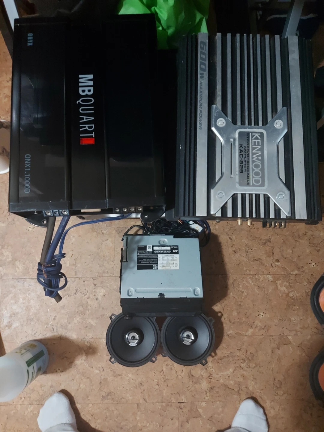 JVC Car Stereo,MB Quart Amp, Kenwood Amp,&Hertz Sub - photo 2