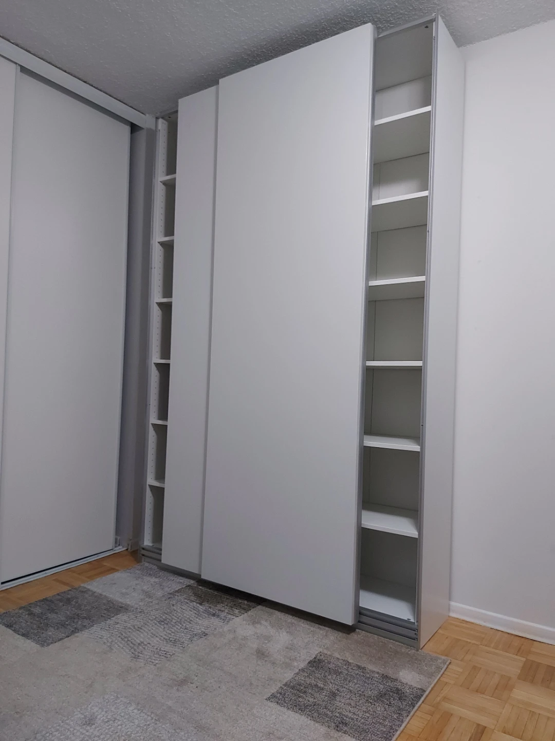 IKEA PAX Wardrobe with HASVIK Sliding Doors – White - photo 2