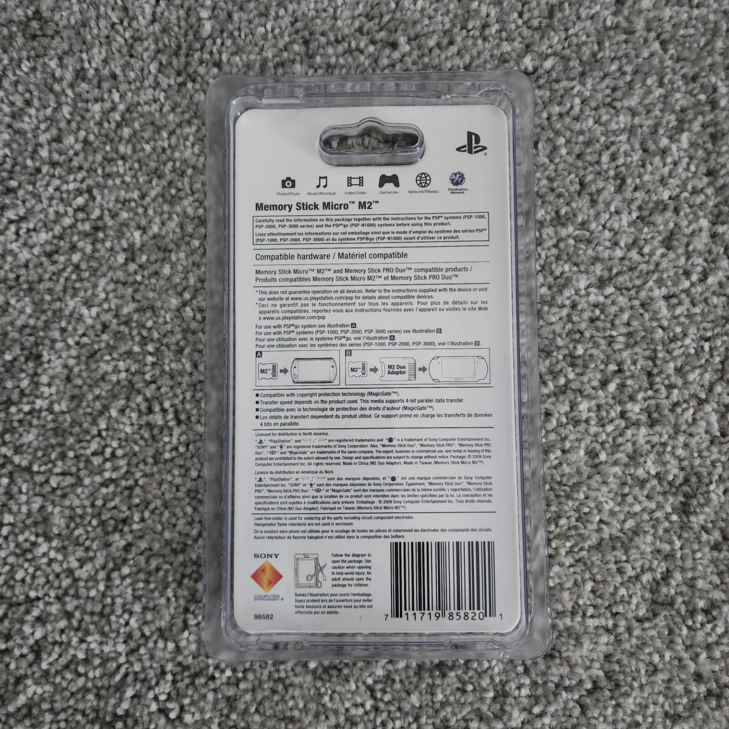 Sony Memory Stick Micro M2 with Duo Adapter 2GB - photo 2